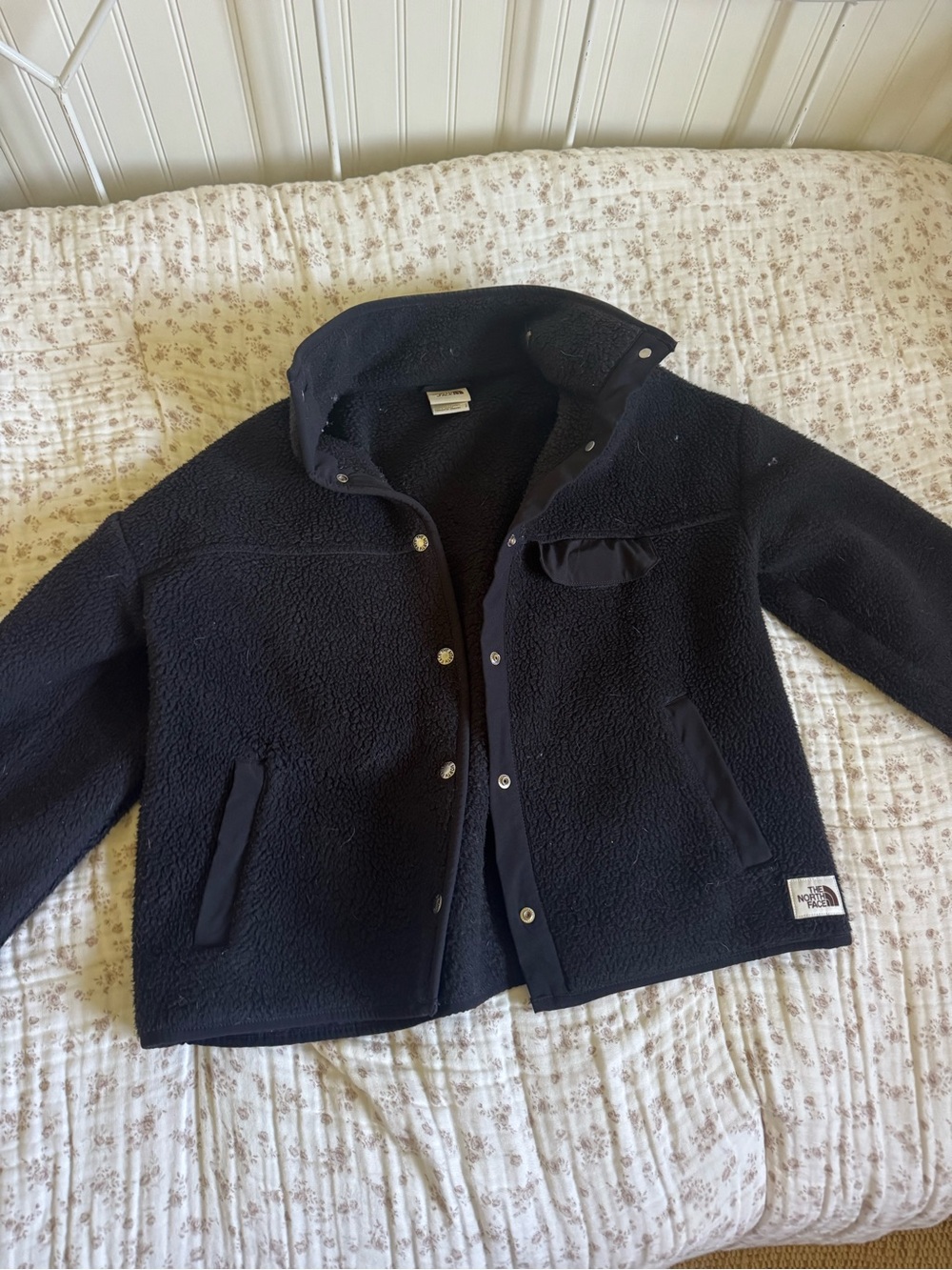 The North Face Black Sherpa Puffer Jacket